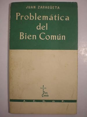 Imagen del vendedor de Problemtica del Bien Comn a la venta por Librera Antonio Azorn