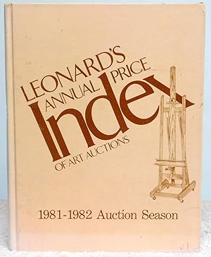 Image du vendeur pour Leonard's Annual Price Index of Art Auctions 1981-1982 Auction Season Vol. 2 mis en vente par Argyl Houser, Bookseller