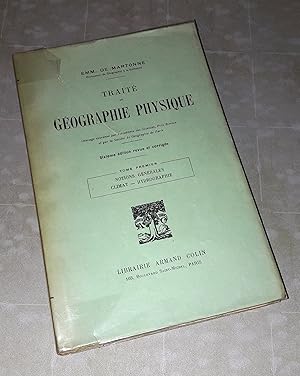 Imagen del vendedor de Trait de gographie physique - T.1 : Notions gnrales, climat, hydrographie a la venta por Pare Yannick