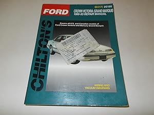 Bild des Verkufers fr Chilton's Ford Crown Victoria/ Grand Marquis 1989-93 Repair Manual zum Verkauf von Paradise Found Books