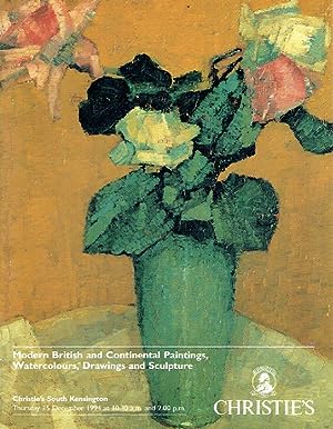 Seller image for Christies December 1994 Modern British & Continental Paintings & Watercolours for sale by thecatalogstarcom Ltd