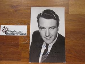 Bild des Verkufers fr Autogrammkarte Donald Sinden (actor, 1923-2014) /// Autogramm Autograph signiert signed signee zum Verkauf von Antiquariat im Kaiserviertel | Wimbauer Buchversand
