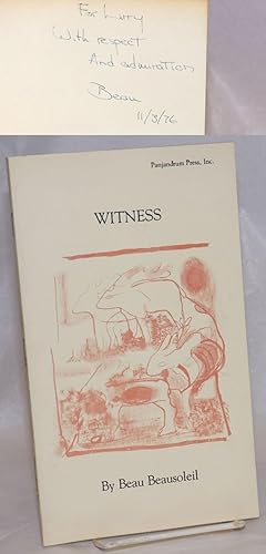 Imagen del vendedor de Witness [signed] a la venta por Bolerium Books Inc.