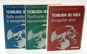 Seller image for TECNOLOGIA DEL VUELO (3 Vols.) 1. RADIO-AYUDAS PARA LA NAVEGACION AEREA / 2.PLANIFICACION Y REPRESENTACION DEL VUELO / 3. NAVEGACION AEREA for sale by Ducable Libros