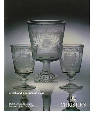 Christies April 1996 British and Continental Glass
