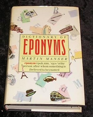 Imagen del vendedor de Dictionary of Eponyms a la venta por Yare Books