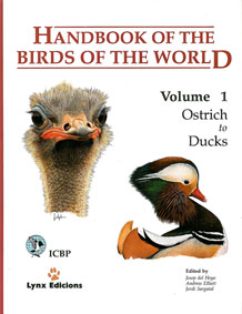 Bild des Verkufers fr Handbook of the Birds of the World - Vol. 1: Ostrich to Ducks zum Verkauf von Schueling Buchkurier
