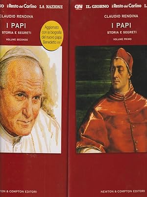 Bild des Verkufers fr I Papi, Storia e segreti vol 1 e 2 zum Verkauf von Librodifaccia