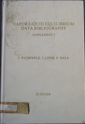 Bild des Verkufers fr Vapour-liquid Equilibrium Data: Bibliography ; Supplement 1 zum Verkauf von Chapter 1