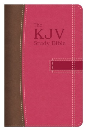 Seller image for The KJV Study Bible Handy Size (Pink/Brown) (King James Bible) for sale by ChristianBookbag / Beans Books, Inc.