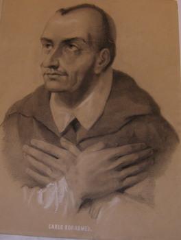 Portrait of Carlo Borromeo. First edition.