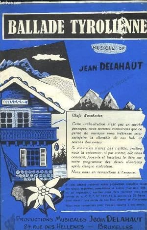 Bild des Verkufers fr Ballade Tyrolienne zum Verkauf von Le-Livre
