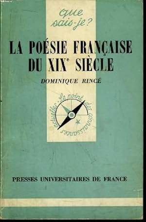 Seller image for Que sais-je? N 1695 La posie franaise du XIXe sicle for sale by Le-Livre
