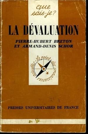 Seller image for Que sais-je? N 1670 La dvaluation for sale by Le-Livre