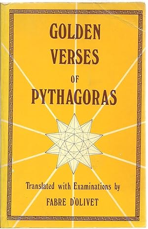 Imagen del vendedor de Golden Verses of Pythagoras a la venta por Sabra Books