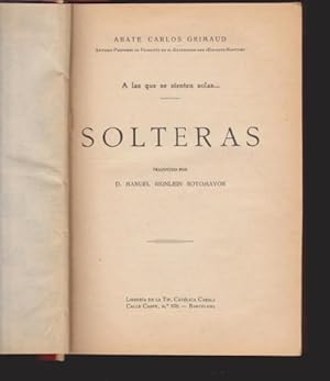 Imagen del vendedor de SOLTERAS a la venta por LIBRERIA TORMOS