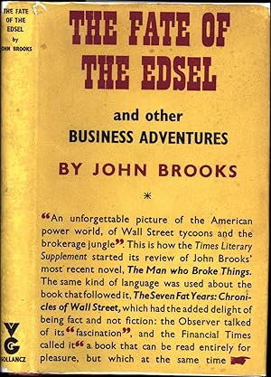 Seller image for The Fate of the Edsel and Other Business Adventures for sale by Cat's Curiosities