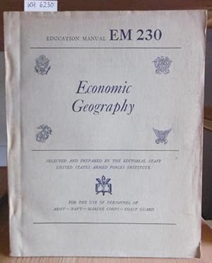 Bild des Verkufers fr Economic Geography. Published for the United States Armed Forces. zum Verkauf von Versandantiquariat Trffelschwein