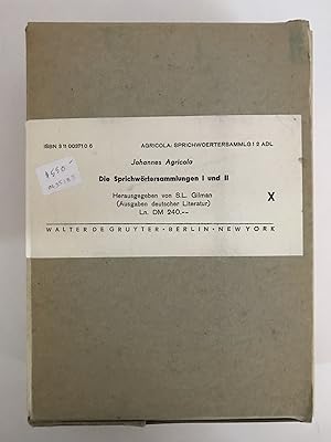 DIE SPRICHWORTERSAMMLUNGEN I UND II (AUSGABEN DEUTSCHER LITERATUR) (TWO VOLUMES) (GERMAN EDITION)