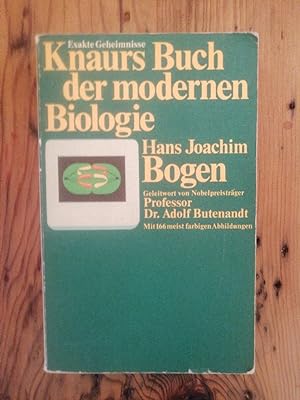 Bild des Verkufers fr Knaurs Buch der modernen Biologie zum Verkauf von Antiquariat Liber Antiqua
