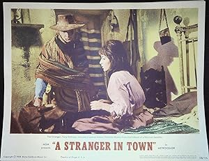 A Stranger in Town Lobby Card Complete Set