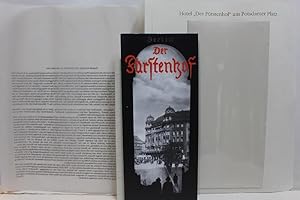 Bild des Verkufers fr Der Frstenhof. Berlin Prospekt aus dem Jahre 1934. zum Verkauf von BerlinAntiquariat, Karl-Heinz Than