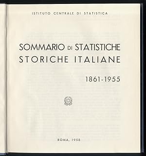 Sommario di statistiche storiche italiane. 1861 - 1955.