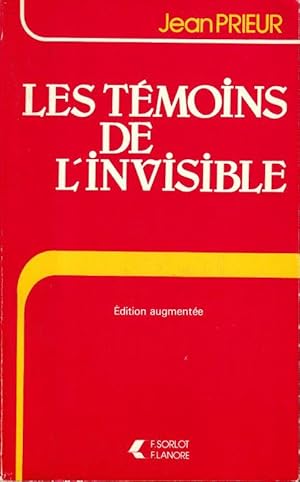 Seller image for Les tmoins de l'Invisible for sale by ARTLINK