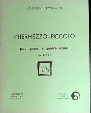 Intermezzo-piccolo pour piano à quatre mains op. 136 bis