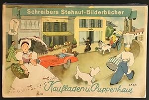 Schreibers Stehauf-Bilderbücher: Kaufladen u. Puppenhaus