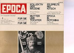 EPOCA. Ein Europäische Zeitschrift. ( KOMPLETT ). Jahr 1965 ( Nr. 1 bis Nr. 12, Januar bis Dezemb...