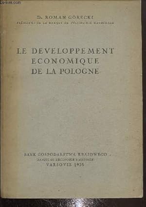 Seller image for Le developpement conomique de la Pologne for sale by Le-Livre