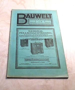 Bauwelt - XXI. Jg./ Heft 6, 6. Februar 1930