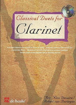 Bild des Verkufers fr Classical Duets for Clarinet: A Journey Through the History of Classical Music (De Haske Play-Along Book) zum Verkauf von MyLibraryMarket