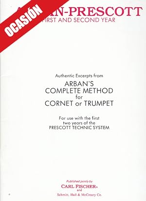 Immagine del venditore per ARBAN J.B. - First and Second Year Para Trompeta y Coneta (OCASION) venduto da Mega Music