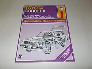 Bild des Verkufers fr Toyota Corolla 1975 thru 1979, All Models, Automotive Repair Manual zum Verkauf von Paradise Found Books