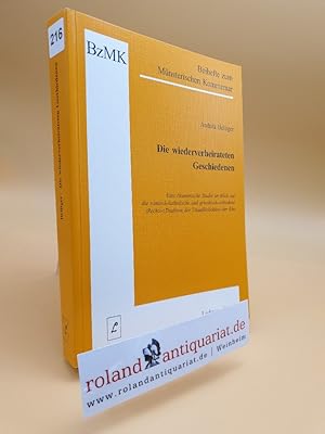 Bild des Verkufers fr Die wiederverheirateten Geschiedenen : eine kumenische Studie im Blick auf die rmisch-katholische und griechisch-orthodoxe (Rechts-)Tradition der Unauflslichkeit der Ehe / Andra Belliger. Vorw. von Damaskinos Papandreou / Mnsterischer Kommentar zum Codex iuris canonici / Beihefte ; 26 zum Verkauf von Roland Antiquariat UG haftungsbeschrnkt