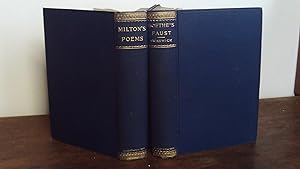 2 Vols, Milton's Poems & Goethe's Faust