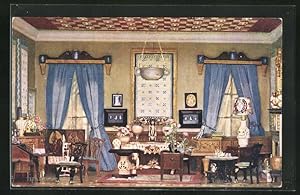 Bild des Verkufers fr Ansichtskarte Titania`s Palace, Queen Titania`s Boudoir, Puppenhaus zum Verkauf von Bartko-Reher