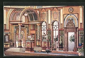 Bild des Verkufers fr Ansichtskarte Titania`s Palace, The Throne Room, Puppenhaus zum Verkauf von Bartko-Reher