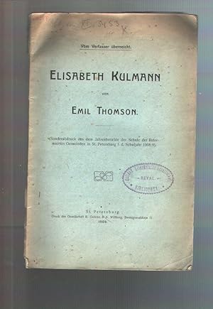 Elisabeth Kulmann von Emil Thomson