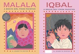 Image du vendeur pour Malala, a Brave Girl from Pakistan/Iqbal, a Brave Boy from Pakistan: Two Stories of Bravery by Winter, Jeanette [Hardcover ] mis en vente par booksXpress