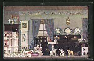 Bild des Verkufers fr Ansichtskarte Titania`s Palace, The Day Nursery, Puppenhaus zum Verkauf von Bartko-Reher