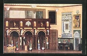 Bild des Verkufers fr Ansichtskarte Titania`s Palace, Hall of the Fairy Kiss, Puppenhaus zum Verkauf von Bartko-Reher