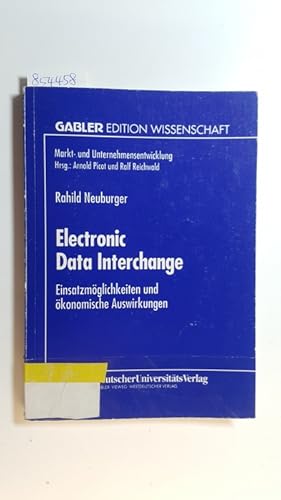 Seller image for Electronic data interchange : Einsatzmglichkeiten und konomische Auswirkungen for sale by Gebrauchtbcherlogistik  H.J. Lauterbach