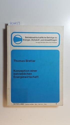Seller image for Konzeption einer betrieblichen Energiewirtschaft for sale by Gebrauchtbcherlogistik  H.J. Lauterbach