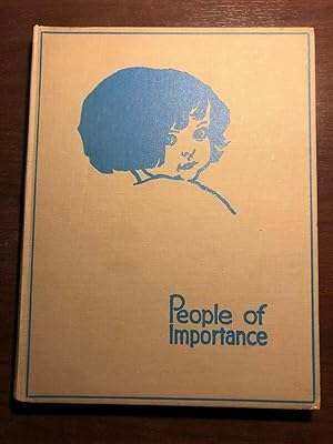 Image du vendeur pour PEOPLE OF IMPORTANCE mis en vente par Happyfish Books