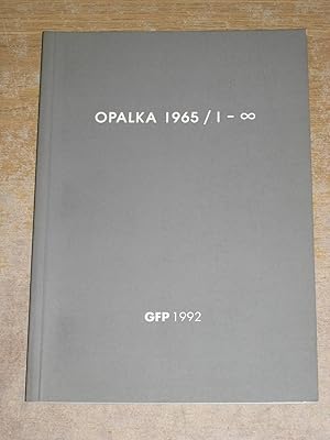 Bild des Verkufers fr Opalka 1965/1 - zum Verkauf von Neo Books