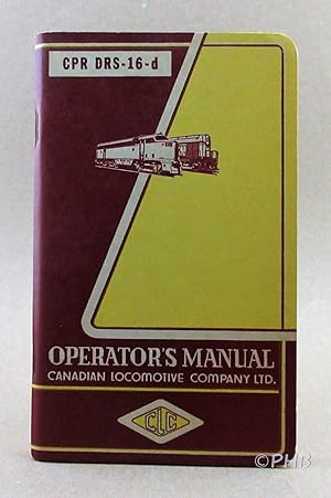 Operator's Manual CPR DRS-16-d