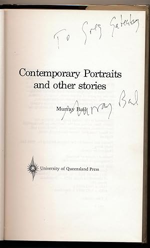 Contemporary Portraits and Other Stories [Signed Presentation Copy]